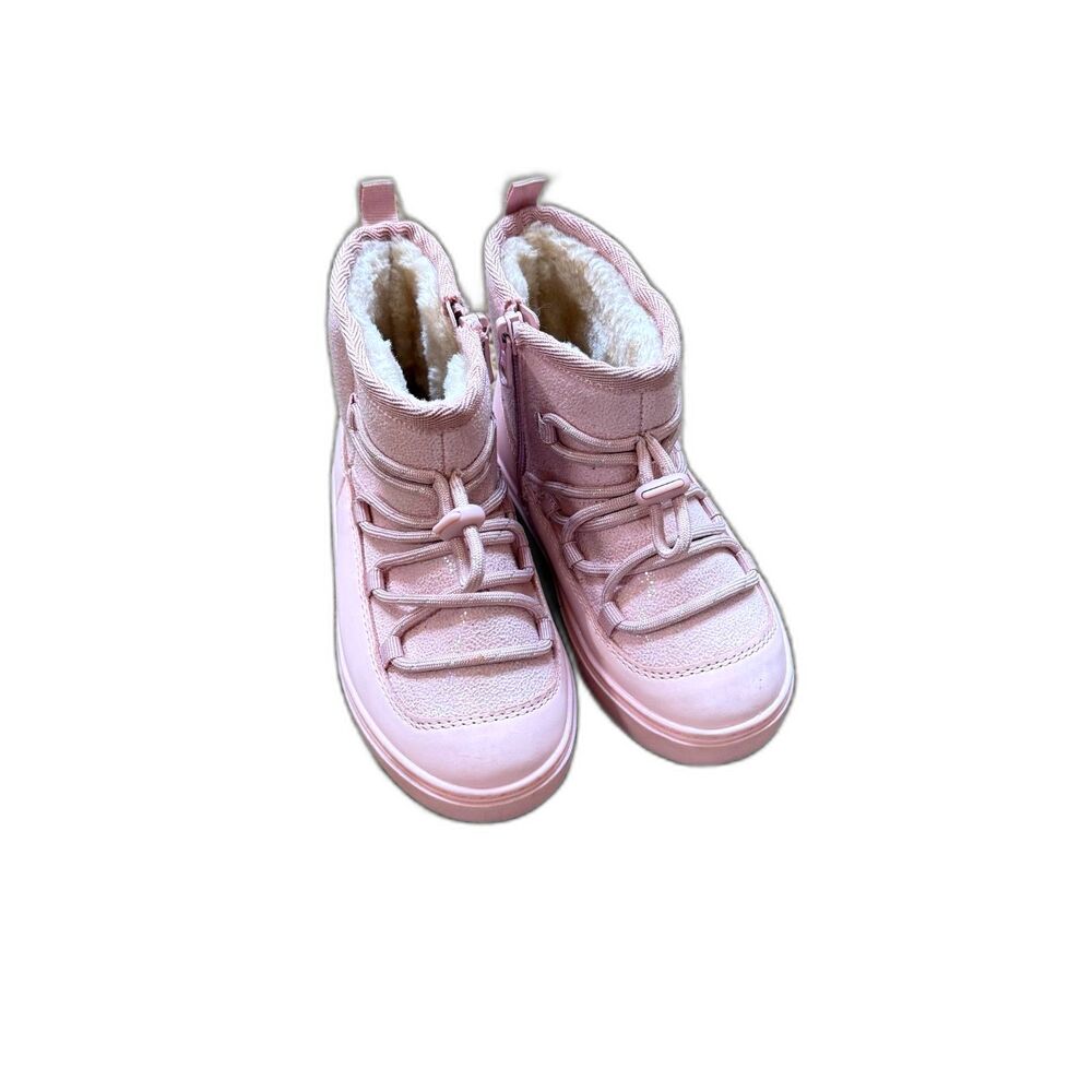 Toddler Sophia Zipper Booties - Cat & Jack Blush 9T